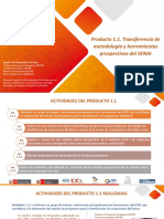 Producto 1.1. Transferencia de Metodología y Herramientas Prospectivas Del SENAI