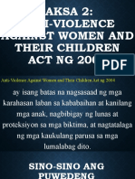 Anti-Violence Against Women and Their Children Act NG 2004