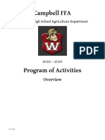 Westmont 2022-2023 Program of Activities