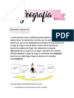 Geografía: Causas Que Motivan A Las Migraciones Internas y Externas