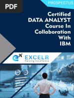 Certified Data Analyst Course in Collaboration With IBM