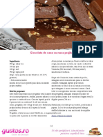 Ciocolata de Casa Cu Nuca Prajita: Autor: Patricia Iordache