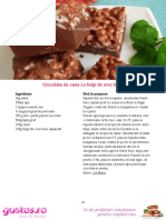 Ciocolata de Casa Cu Fulgi de Orez Brun: Lia Maria