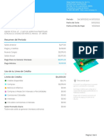 Resumen de cuenta Nanopay con saldo de $3,975.30