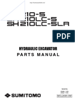 Hydraulic Excavator: Parts Manual