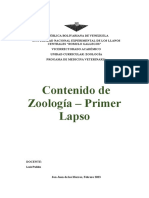 Zoología - Temarios