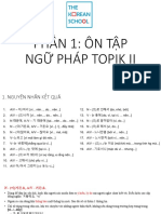 Phần 1: Ôn Tập Ngữ Pháp Topik Ii