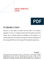 Nursing Service Administration: Principles, Aims, Objectives