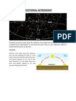 04 - Positional Astronomy