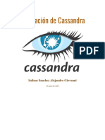 Instalación de Cassandra: Salinas Sanchez Alejandro Giovanni