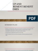 Group and Retirement Benefit Schemes