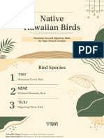 Native Hawaiian Birds-Teach and Learn