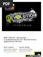 WW TSS-04 Advanced Troubleshooting For Wonderware Application Server