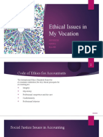 Ethical Issues in My Vocation