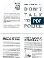 Dont Talk To Police Print