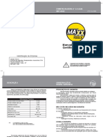 Manual de Instruções e Certificado de Garantia: Esmerilhadeira 4" A Agua MXT-0432