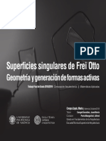 Superficies Singulares de Frei Otto: Geometría y Generación de Formas Activas