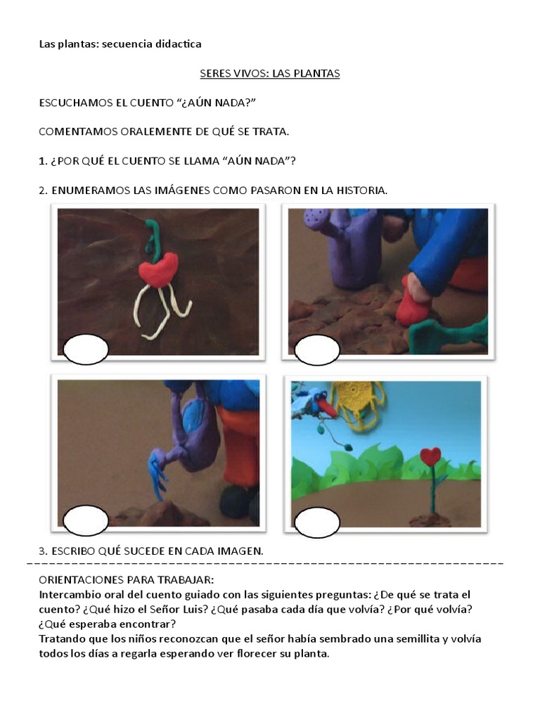 Secuencia Didáctica sobre Plantas | PDF | Plantas | Tallo de la planta