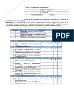 Pauta Evaluación Actitudinal