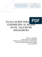 Informe Evaluación Ruido Taller de Soldadura