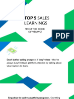 TOP 5 SALES LESSONS FROM VENWIZ BOOK