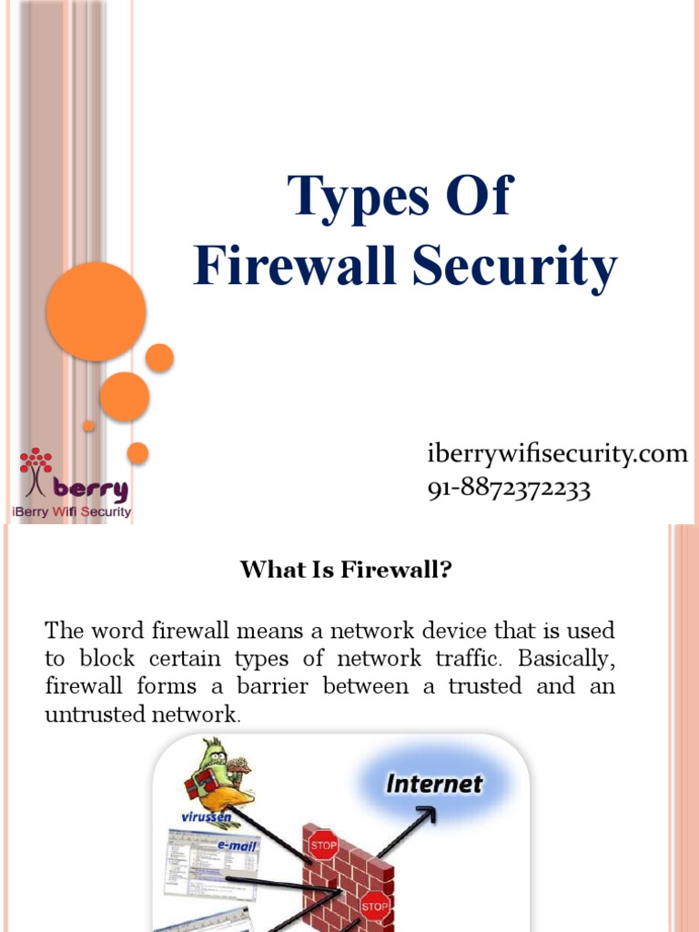 Overview of Firewall Types | PDF | Computers | Technology & Engineering