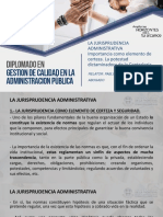 La Jurisprudencia Administrativa Importancia Como Elemento de Certeza. La Potestad Dictaminadora de La Contraloría