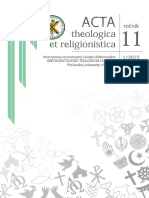 Ročník: Internetový Recenzovaný Časopis Doktorandov Gréckokatolíckej Teologickej Fakulty Prešovskej Univerzity V Prešove