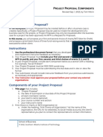 Project Proposal Components