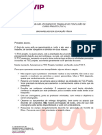 Cronograma Das Atividades Do Trabalho de Conclusão de Curso Projeto (TCC 1)