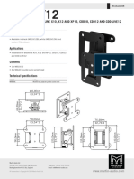 Wall Bracket For Blackline X10, X12 and Xp12, Cdd10, Cdd12 and Cdd-Live12 Features