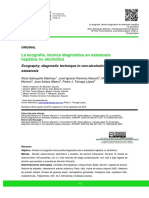 La Ecografía, Técnica Diagnóstica en Esteatosis Hepática No Alcohólica