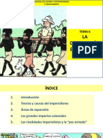 LA Dominación Europea Del Mundo: Tema 6