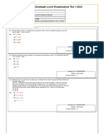 CGLE Tier I 2022 Exam Analysis