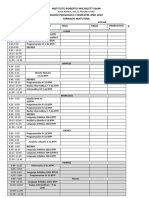 Instituto Roberto Micheletti Bain Diario Pedgogico I Semestre Año 2022 Jornada Matutina PROFESOR (A) : - FECHA - 0