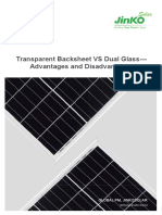 Transparent Backsheet VS Dual Glass Whitepaper