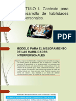 CAPÍTULO I. Contexto para El Desarrollo de Habilidades Interpersonales
