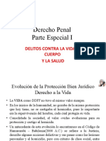 Delitos Contra La Vida El Cuerpo y La Salud Homicidio y Otros I