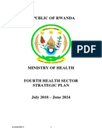 Rwanda - FOURTH HEALTH SECTOR STRATEGIC PLAN 2018-2024