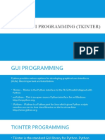 Python - Gui Programming (Tkinter)