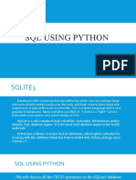 SQL Using Python