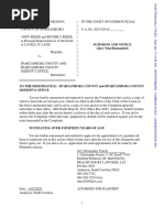 Lavell Lane Civil Complaint