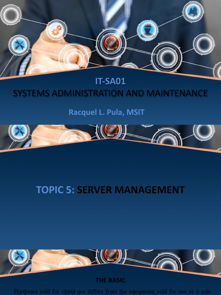 Server Management Essentials | PDF | Server (Computing) | Computer Hardware