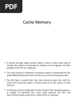 Cache Memory