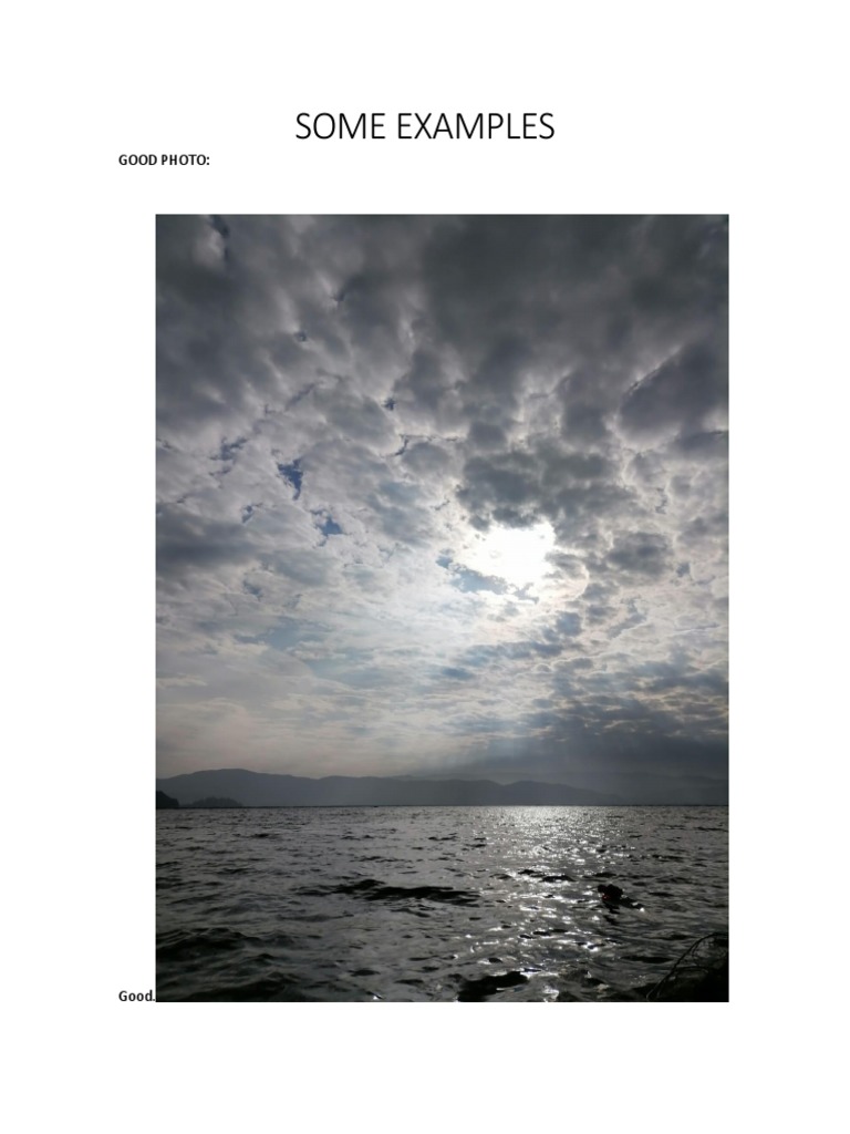 Examples of Photography | PDF