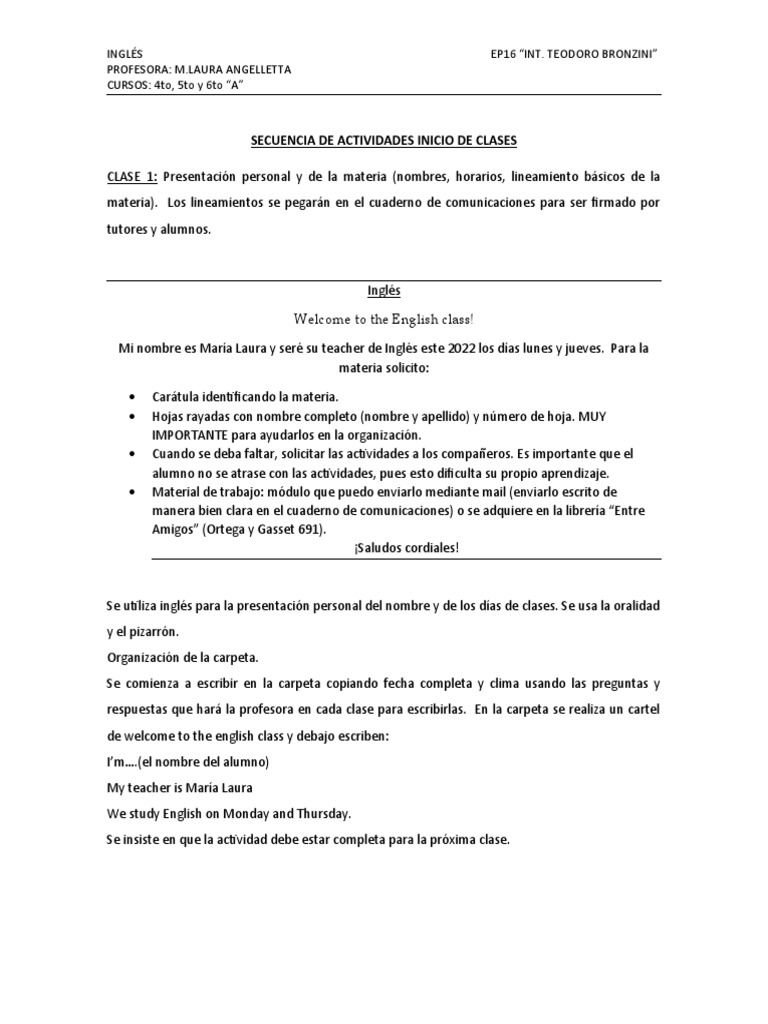 Classroom Language Activities Pdf