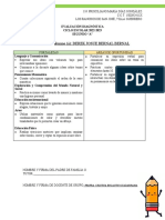 Nombre Del Alumno (A) : DEREK JOSUE BERNAL BERNAL: Evaluación Diagnóstica CICLO ESCOLAR 2022-2023 Segundo "A"