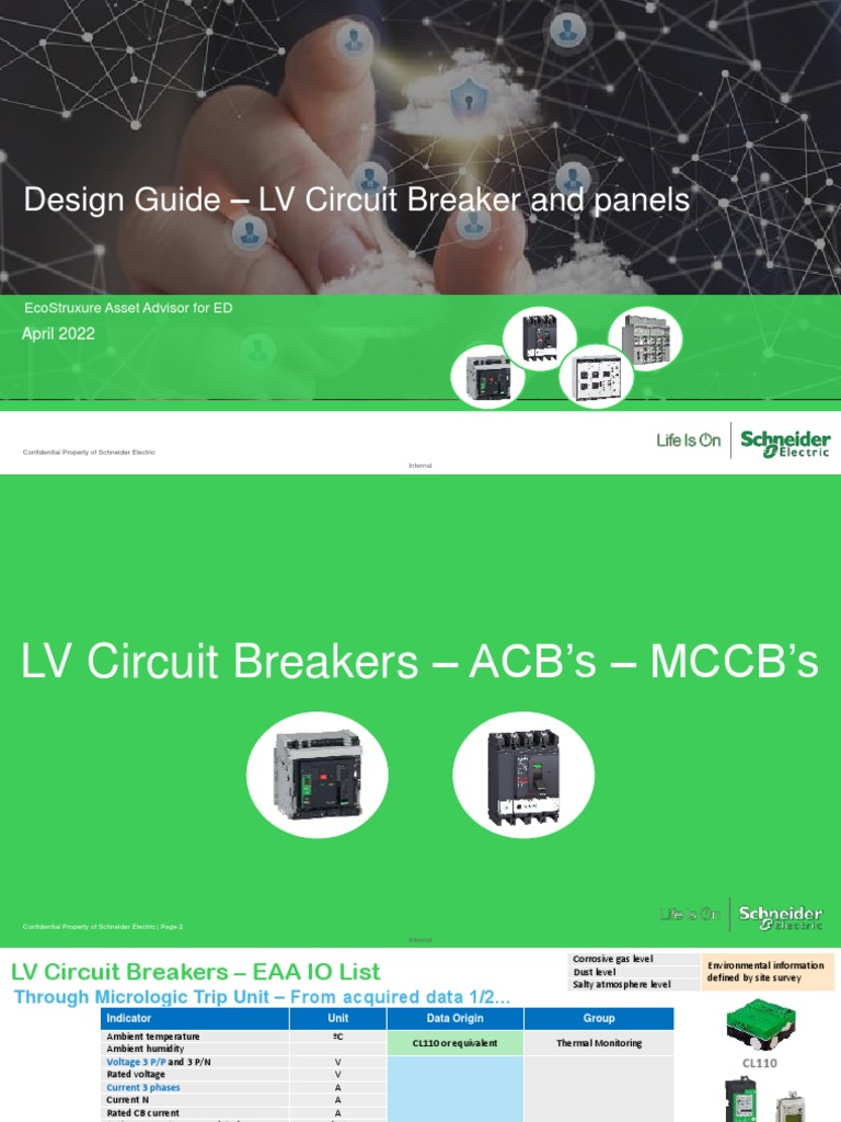 Design Guide - LV Circuit Breaker and Panels: April 2022 | PDF | Ac ...
