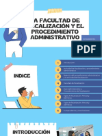 Tema 15 - La Facultad de Fiscalización y El Procedimiento Administrativo