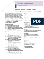 Teachers 101.0 ILTmastertrainer Overview